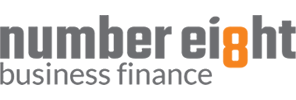 logo number eight business finance